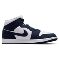 Jordan AJ 1 Mid - Jordan Obsidian/White