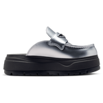 Metallic Silver/Metallic Silver/Shadow Brown