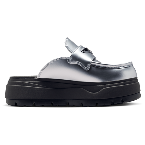 WOMENS - Jordan Air Jordan Mule SE - Metallic Silver/Shadow Brown
