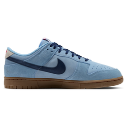 Men's - Nike Dunk Low Retro - Summit White/Soft Blue/Midnight Navy