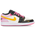 Jordan AJ 1 Low SE - Girls' Grade School Black/Gold/Pink