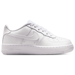 Boys' Grade School - Nike Air Force 1 Low - White/White