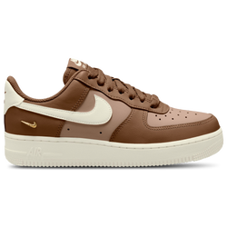 Women's - Nike Air Force 1 '07 Low Cresent  - Tan/White/Gold