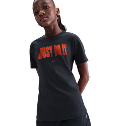 Boys' Grade School - Nike Calling Just Do It T-Shirt - Orange/Black
