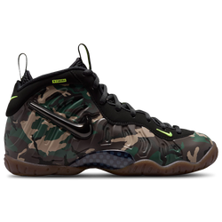 Boys' Grade School - Nike Little Posite Pro - Black/Green