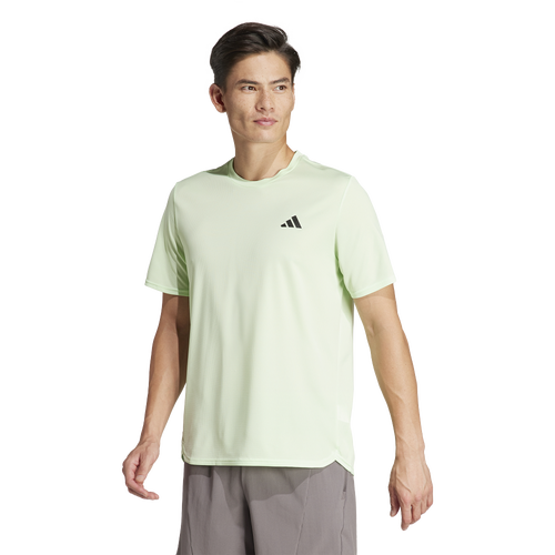 

adidas Mens adidas AEROREADY Designed for Movement T-Shirt - Mens Semi Green Spark/Black Size XL