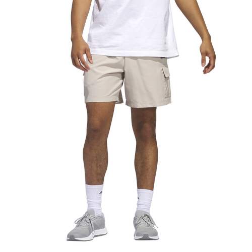 

adidas Mens adidas Ess Nov Woven Shorts - Mens Beige/Beige Size L