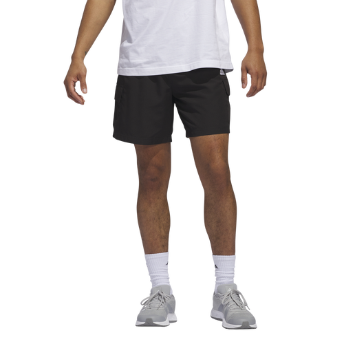 

adidas Mens adidas Ess Nov Woven Shorts - Mens Black/Black Size S