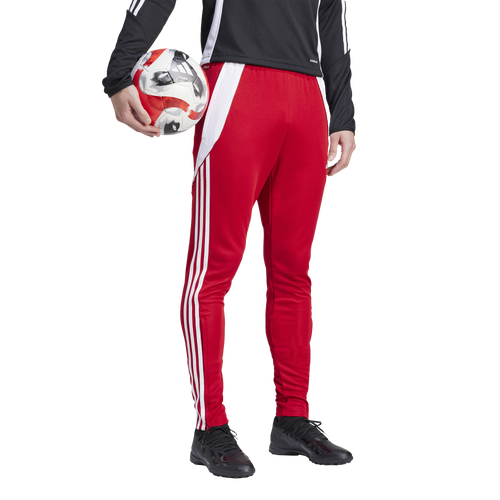 Adidas snap pants red on sale