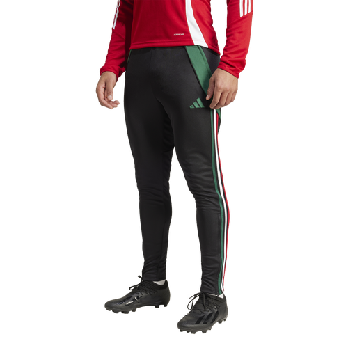 

adidas Mens adidas Tiro 24 Track Pants - Mens Black/Team Dark Green Size S