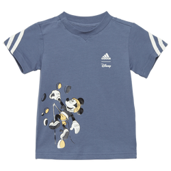 Boys' Toddler - adidas Disney Mickey Mouse T-Shirt - Off White/Preloved Ink/Semi Spark