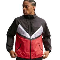 Men's - Nike Windrunner Land 26 RMX Jacket - University Red/Black/Cement Grey