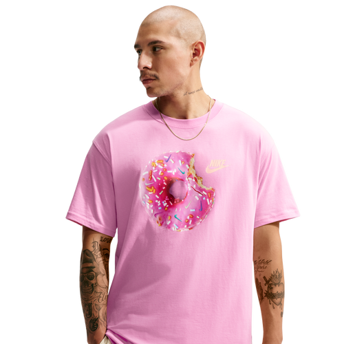 MENS - Nike NSW Max90 Donut MB Short Sleeve T-Shirt - Pink Rise