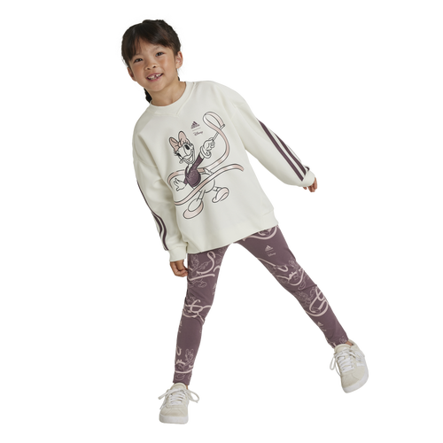 

Girls Preschool adidas adidas Disney Minnie & Daisy Jogger - Girls' Preschool Off White/Shadow Fig/Preloved Crimson Size 2T