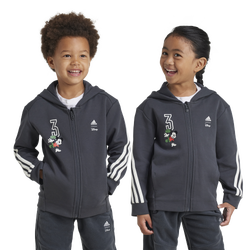 Boys' Preschool - adidas Disney x Mickey Mouse Track Top - Carbon/Off White