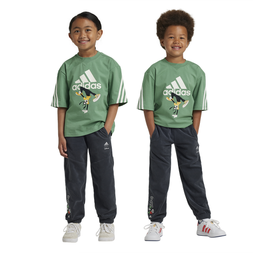 

Boys Preschool adidas adidas Disney Mickey Mouse Pants - Boys' Preschool Carbon/Off White Size 3T