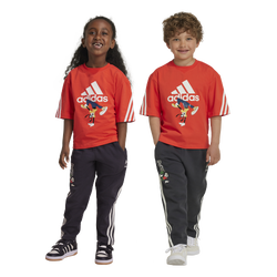 Boys' Preschool - adidas Disney Mickey Mouse Pants - Carbon/Off White