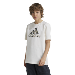 Boys' Grade School - adidas Disney Lion King T-Shirt - Chalk White/Simple Brown/Multicolor