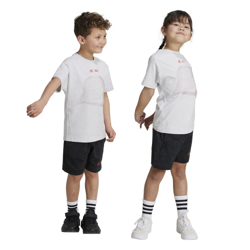 

Boys Preschool adidas adidas Disney Star Wars T-Shirt and Shorts Set - Boys' Preschool Bright Red/Grey Size 2T