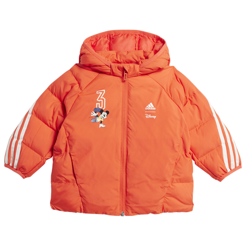 

adidas Boys adidas Disney x Mickey Mouse Jacket - Boys' Toddler Bright Red/Off White Size 2T