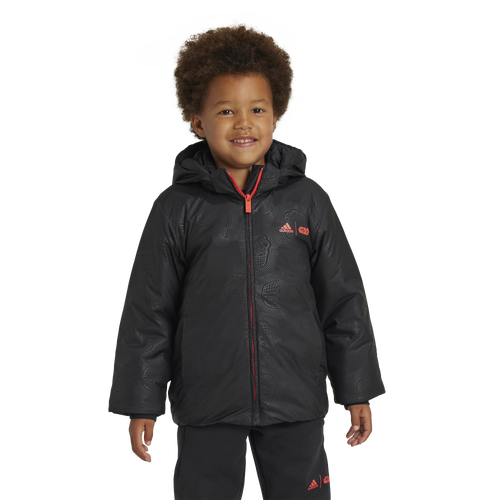 Adidas Originals Kids' Boys Adidas Disney X Star Wars Jacket In Black/bright Red