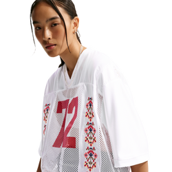 Women's - Nike GX Short Sleeve Street Jersey - White/University Red
