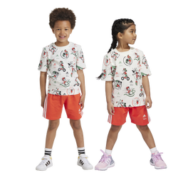 Boys' Preschool - adidas Disney Mickey Mouse T-Shirt and Shorts Set - Off White/Multicolor