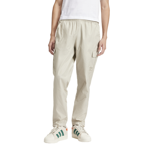 Shop Adidas Originals Mens  Woven Cargo Pants In Beige/beige