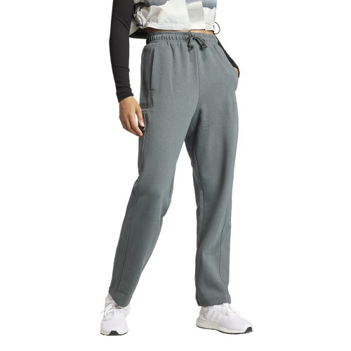 

adidas Womens adidas ALL SZN Fleece Cargo Pants - Womens Ivy Size L