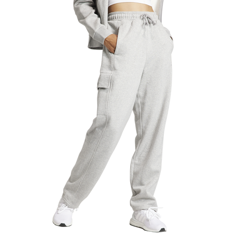 Shop Adidas Originals Womens Adidas All Szn Fleece Cargo Pants In Medium Grey Heather