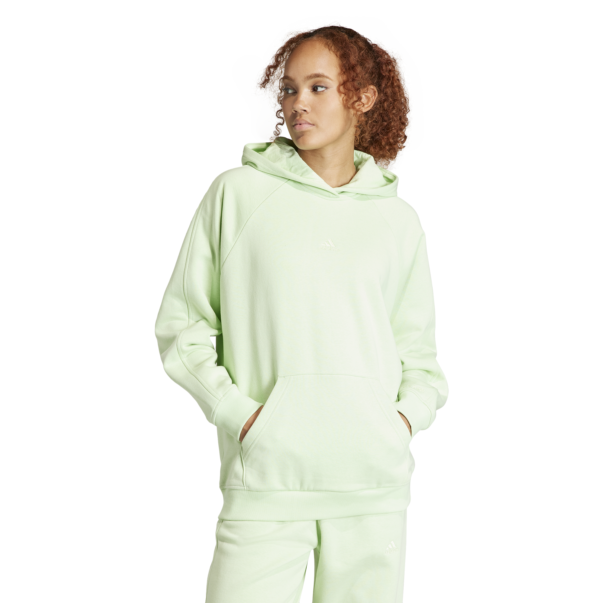 Adidas mint hot sale green hoodie