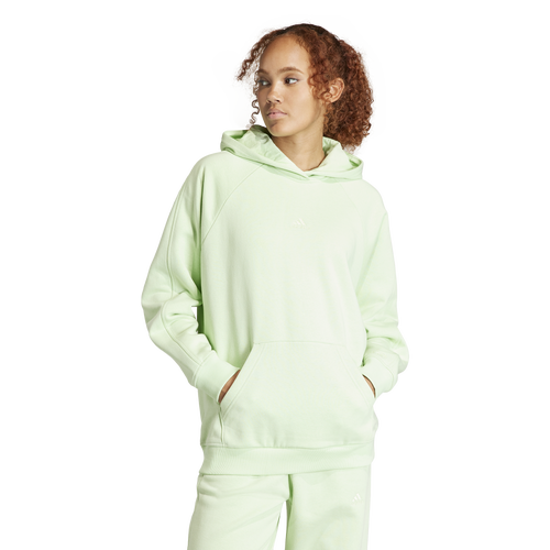 

adidas Womens adidas ALL SZN Fleece Boyfriend Hoodie - Womens Semi Green Spark Size XL