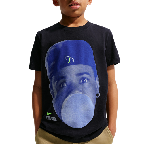  - Nike NSW Embroidered Futura T-Shirt - Blue/Purple