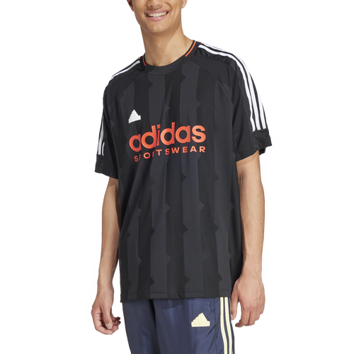 

adidas Mens adidas Tiro Jaquard Jersey - Mens Black Size XL