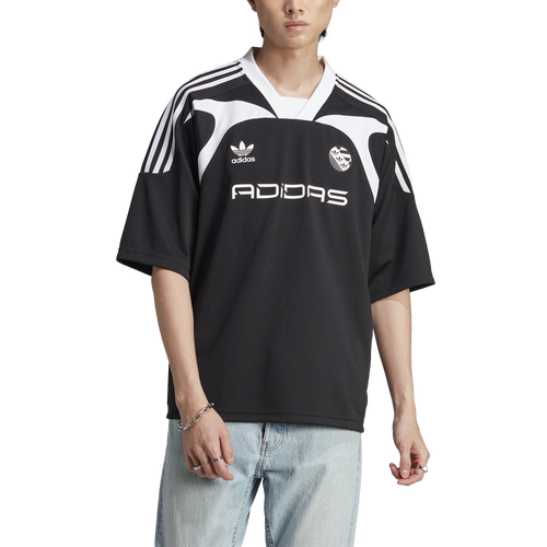 

adidas Originals adidas Originals Adilenium Short Sleeve Jersey - Mens Black Size S
