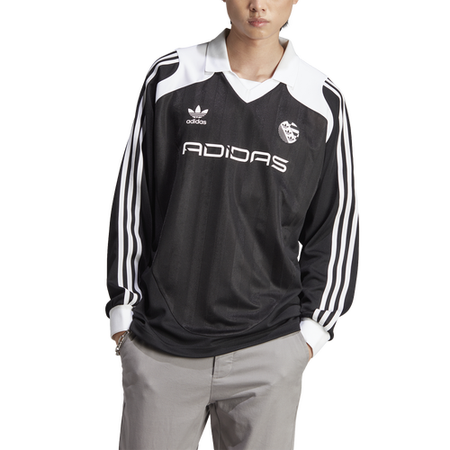 

adidas Originals adidas Originals Adilenium Long Sleeve Jersey - Mens Black Size S