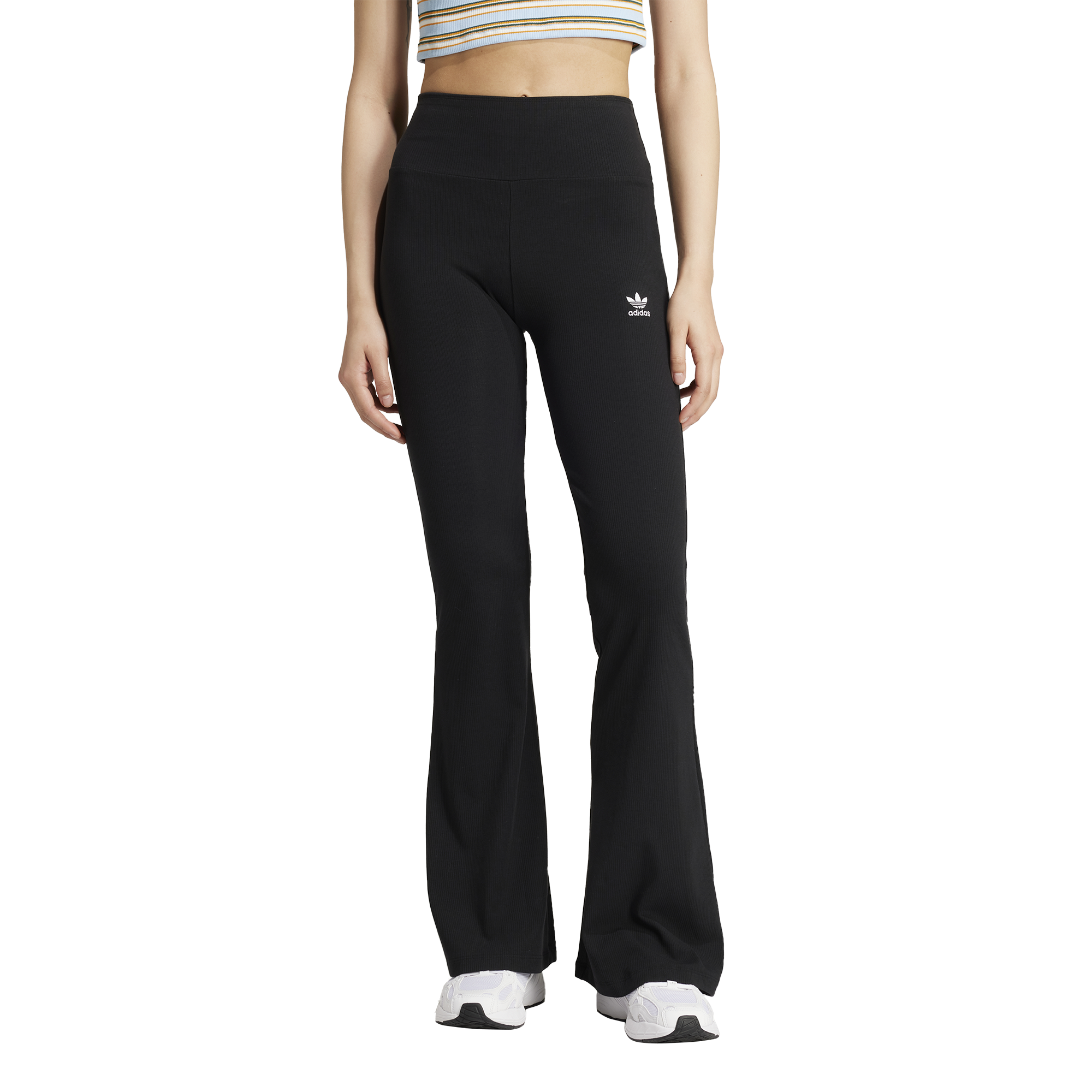 【adidas】Originals Trefoil Essentials flared leggings adidas Trefoil Essentials Rib Flare Leggings | Nordstrom