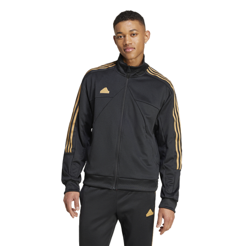 

adidas Mens adidas Tiro Nations Pack Track Jacket - Mens Black/Team Victory Red/St Tan Size S