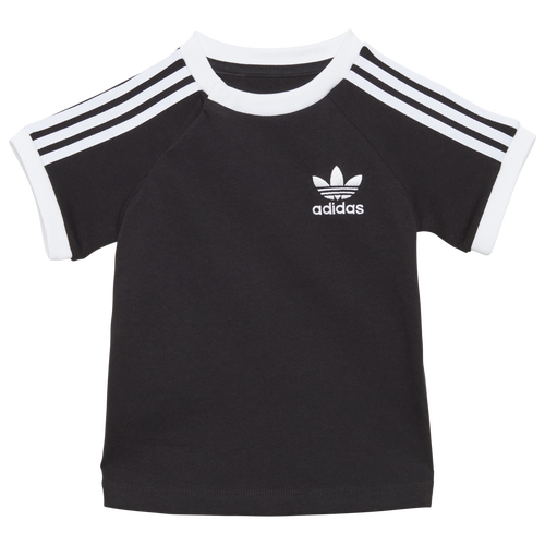 

Boys adidas Originals adidas Originals adicolor 3-Stripes Short Sleeve Lifestyle Tee - Boys' Toddler Black Size 9MO