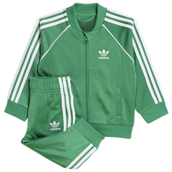 Boys' Toddler - adidas Originals Superstar Track Suit - Green