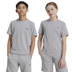 Boys' Grade School - adidas Originals Adicolor Trefoil T-Shirt - Medium Grey Heather