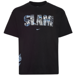 Men's - Nike Slam Loose T-Shirt  - Gray/Black