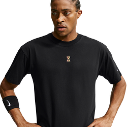Men's - Nike Unseen Hours Loose T-Shirt - Black/Yellow