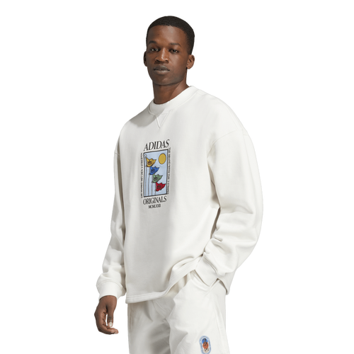 

adidas Originals Mens adidas Originals Graphics Olympics Lifestyle Sweatshirt - Mens Cloud White Size L