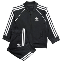 Boys' Toddler - adidas Originals Superstar Track Suit - Black/White