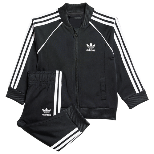 

Boys adidas Originals adidas Originals Superstar Track Suit - Boys' Toddler Black/White Size 6MO