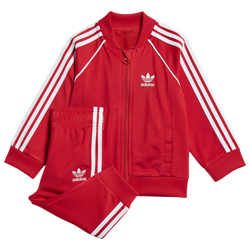 Boys' Toddler - adidas Originals Superstar Track Suit - Better Scarlet