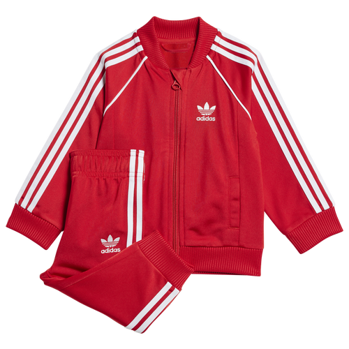 BOYS - adidas Originals Superstar Track Suit - Better Scarlet