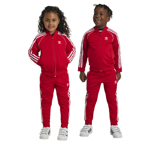 

Girls Preschool adidas Originals adidas Originals Superstar Track Suit - Girls' Preschool Better Scarlet Size XXS