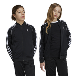 Boys' Grade School - adidas Originals Superstar Track Top - Black/White